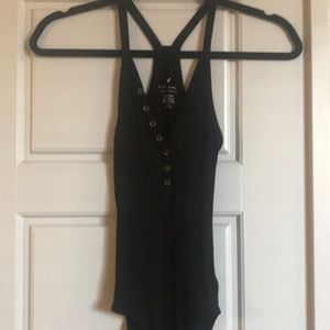 Black AE bodysuit